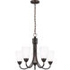 Seville 5 Light 21 inch Bronze Chandelier Ceiling Light