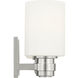 C&M by Chapman & Myers Fairfax 3 Light 24 inch Polished Nickel Bath Vanity Wall Light in Standard