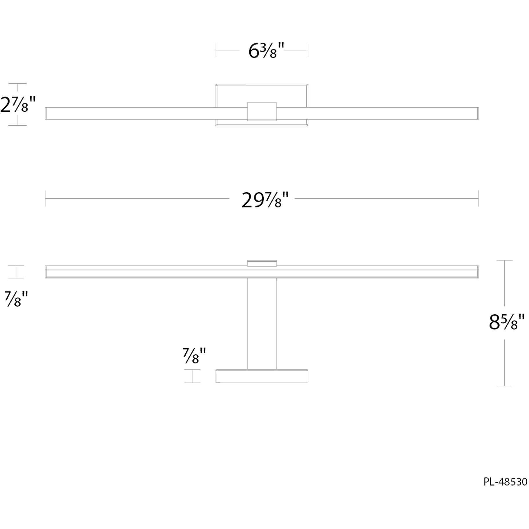 Inlet Indoor Wall Lighting in 2700K, Aged Brass