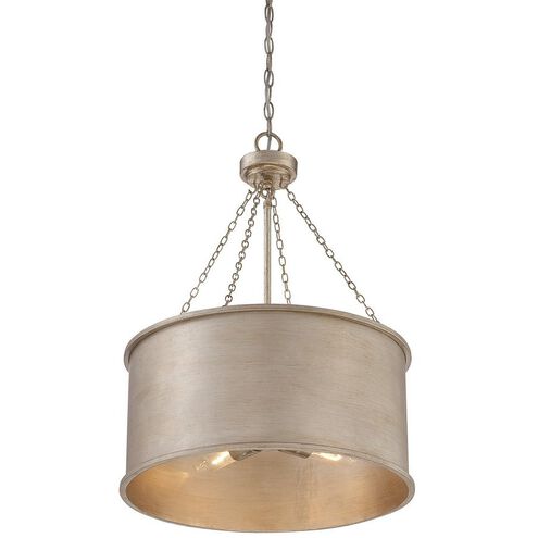 Rochester 4 Light 19 inch Silver Patina Pendant Ceiling Light