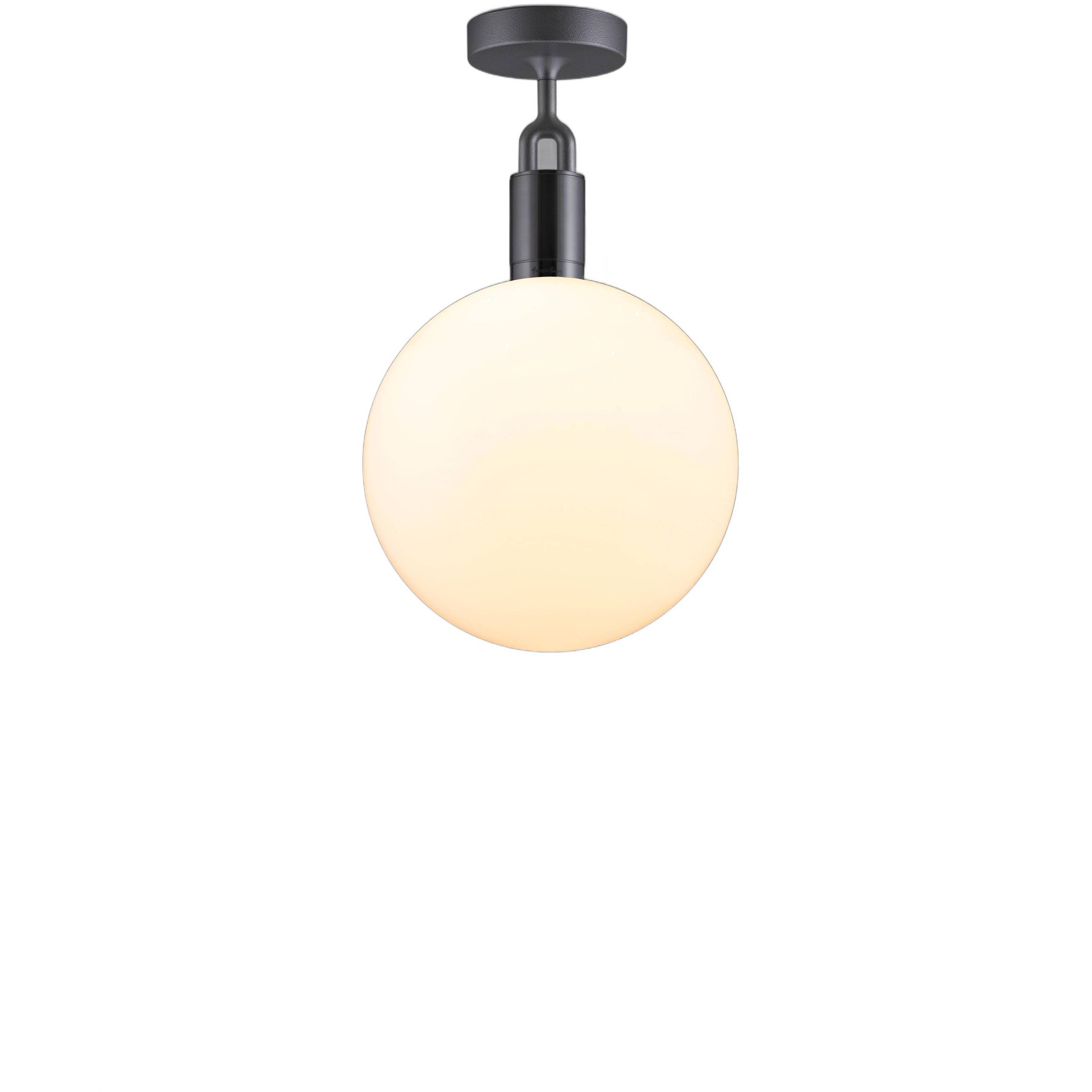 Forked LED 11.42 inch Gun Metal Flush Mount Ceiling Light