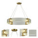 Lyra 5 Light 32 inch Gold Dining Chandelier Ceiling Light