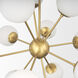 Barbara 31.5 inch Gold Chandelier Ceiling Light