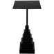 Nova 26 X 18.5 inch Matte Black Cigar Table