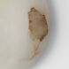 Kelly Wearstler Esculpa LED 12 inch Alabaster and Antique-Burnished Brass Rounded Wall Light
