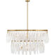Willow 14 Light 45 inch Legacy Brass Pendant Ceiling Light