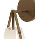 Bronwen 1 Light 7 inch Antique Brass Bath Wall Sconce Wall Light