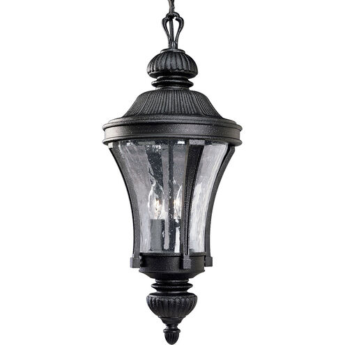 Nottington 3 Light 10 inch Gilded Iron Outdoor Hanging Lantern