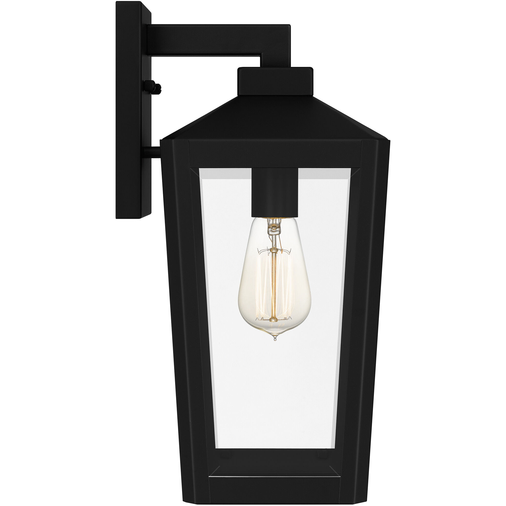 Blomfield 1 Light 16 inch Matte Black Outdoor Wall Lantern