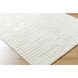 Transcendence 108 X 72 inch Light Silver / Off-White / Pearl Handmade Rug in 6 x 9