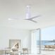 Atlas Molly 56 inch Gloss White Ceiling Fan, Atlas