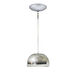 Envisage VI 1 Light 8 inch Satin Nickel Mini Pendant Ceiling Light in Chrome