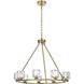 Cadence 9 Light 32 inch Satin Gold Chandelier Ceiling Light