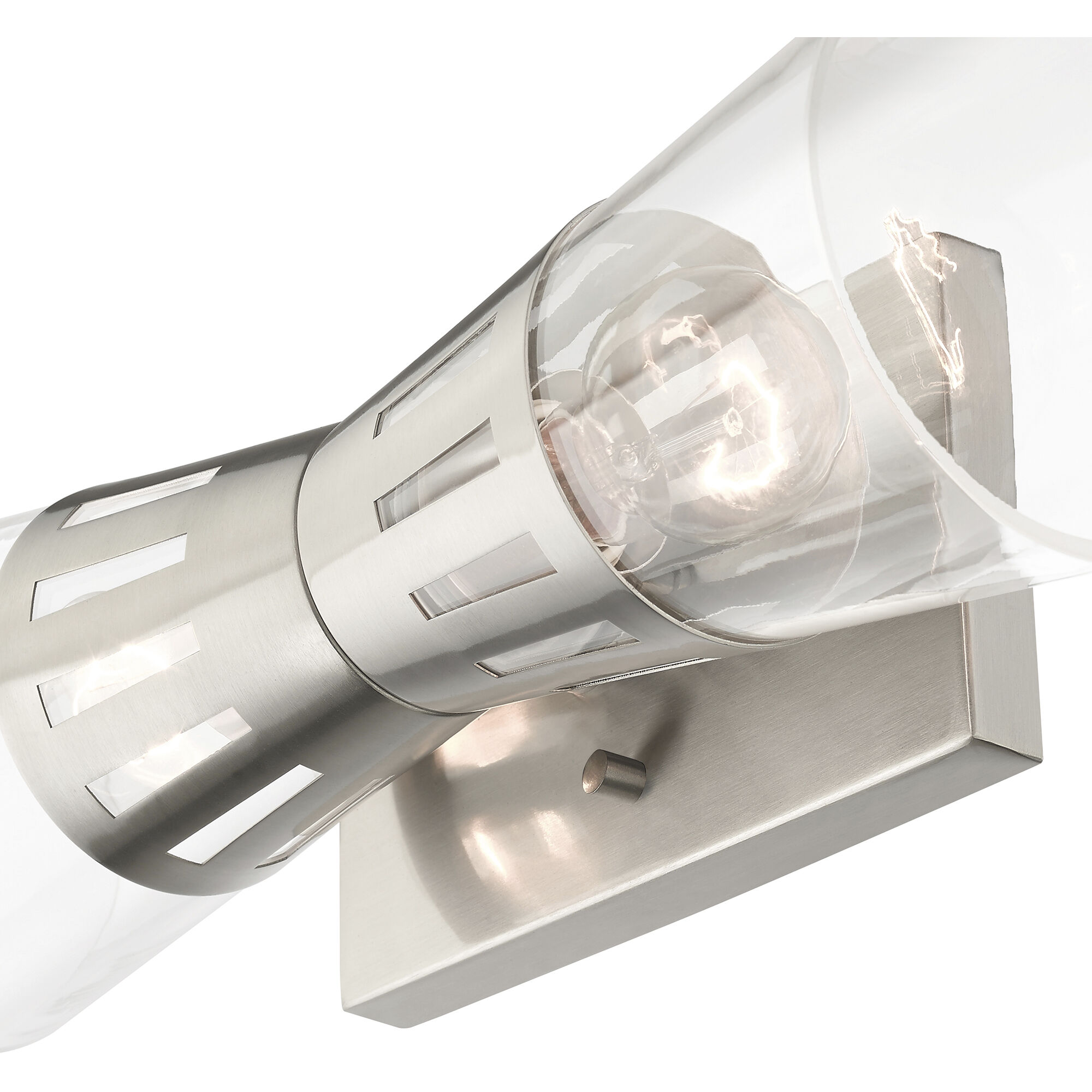 Bennington 2 Light 14.25 inch Brushed Nickel Sconce Wall Light