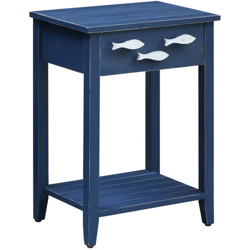 Nautical 25 X 18 inch Accent Table