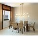 Julep LED 64 inch Brushed Gold Linear Chandelier Ceiling Light