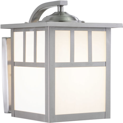 Mission LED 9.5 inch Stainless Steel Outdoor Wall