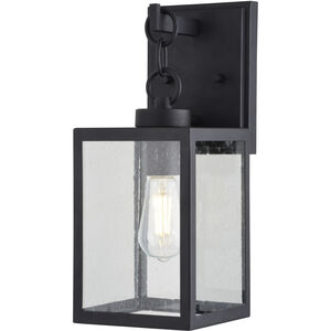 Berkley 1 Light 14.5 inch Textured Black Outdoor Wall Lantern