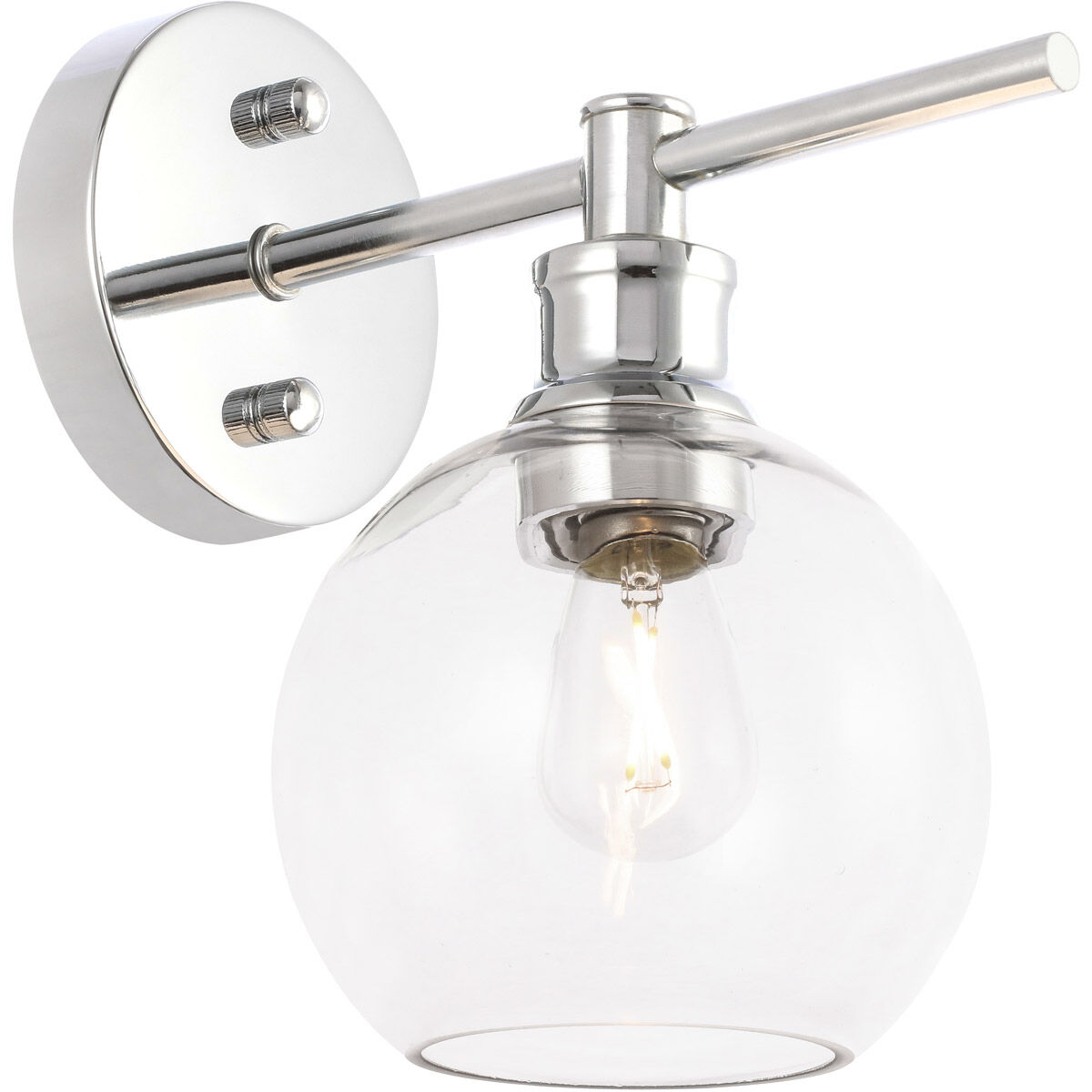Collier 1 Light 6 inch Chrome Wall sconce Wall Light