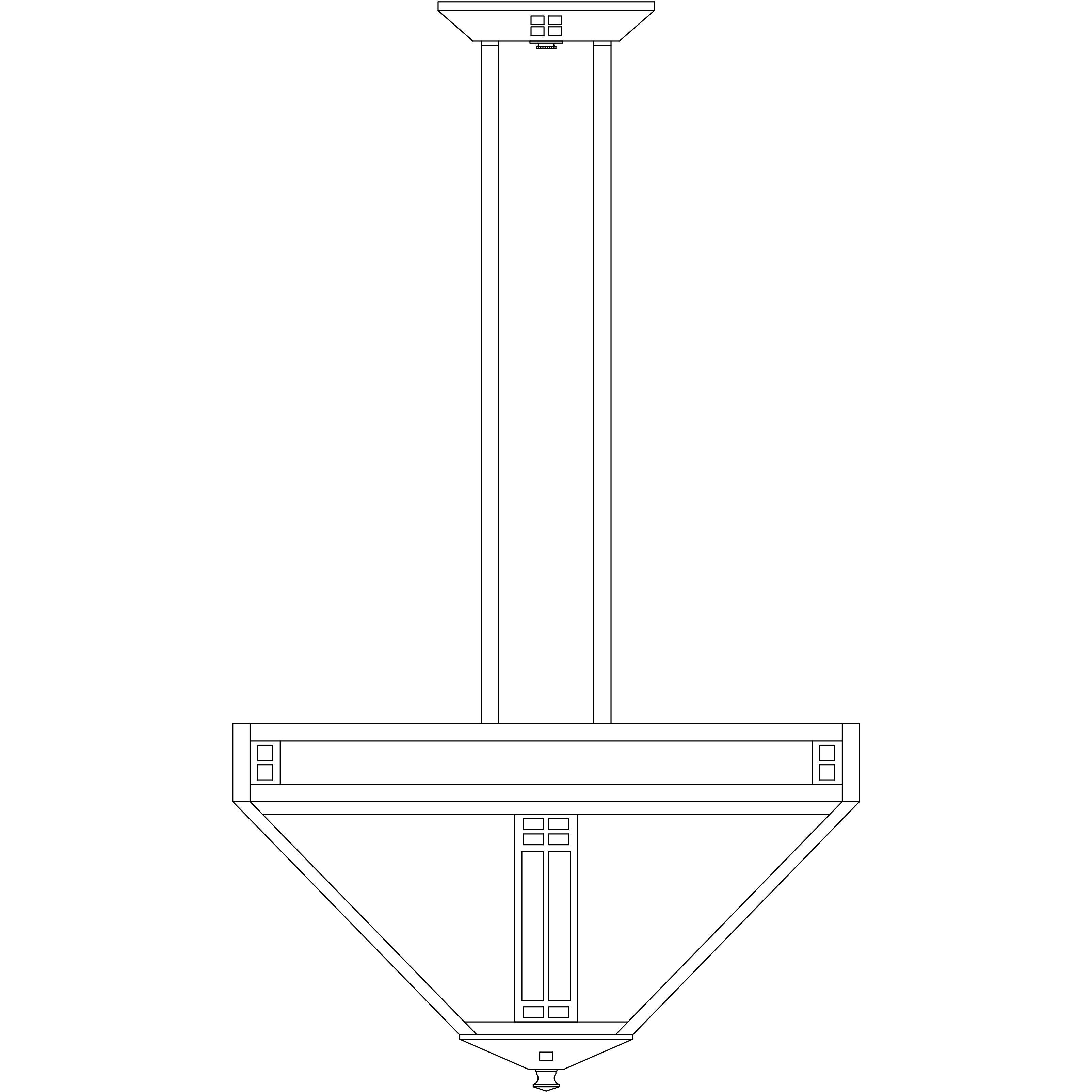 Prairie 4 Light 18.12 inch Rustic Brown Pendant Ceiling Light in Almond Mica