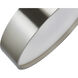 Snare LED 10 inch Brushed Nickel Flush Mount Ceiling Light