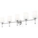 Henri 5 Light 42 inch Chrome Bathroom Vanity Wall Light