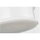 Ellen DeGeneres Lente 2 Light 13 inch Milk Glass Flush Mount Ceiling Light
