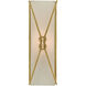 Ariadne 1 Light 6 inch Contemporary Gold Leaf Wall Sconce Wall Light
