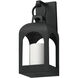 Marrakech 1 Light 16.25 inch Black Outdoor Wall Mount