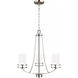 Robie 3 Light 21.38 inch Brushed Nickel Chandelier Ceiling Light