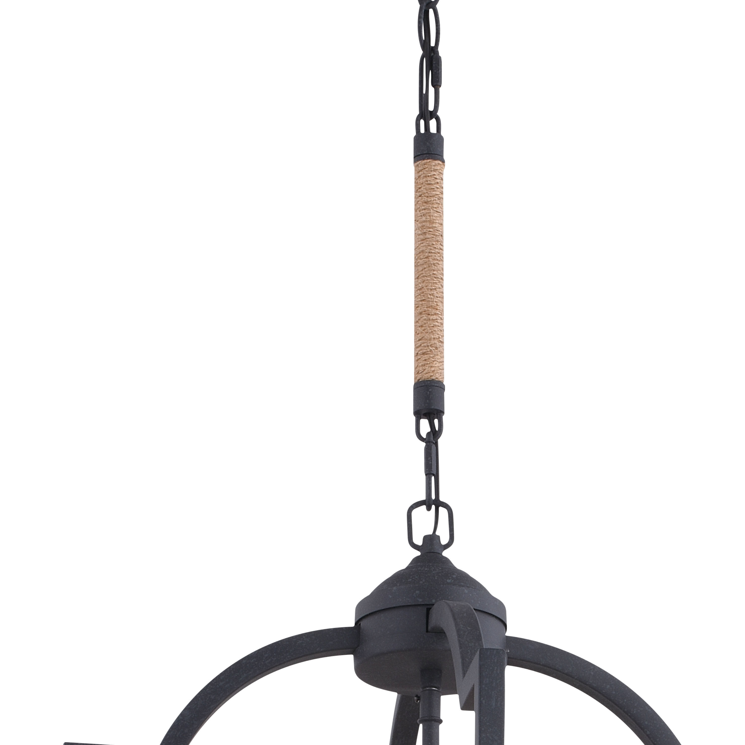 Beaumont LED 25 inch Textured Gray Pendant Ceiling Light