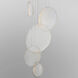 Moonscapes LED 21 inch Polished Chrome Multi-Light Pendant Ceiling Light