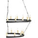 Toulouse 30 Light 33 inch Blacksmith Chandelier Ceiling Light