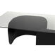 Varicka 66 X 30 inch Matte Black Coffee Table