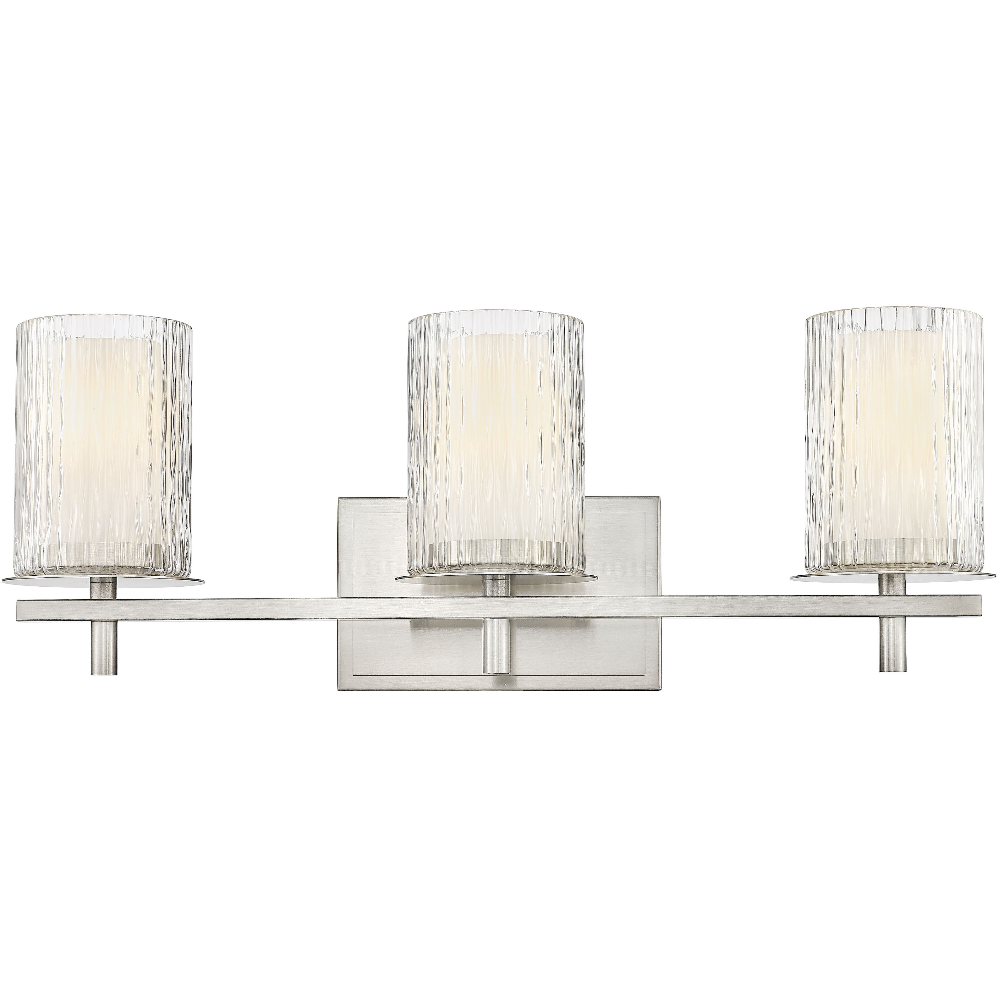 Grayson 3 Light 23 inch Brushed Nickel Vanity Wall Light