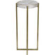 Soho 26.5 X 11 inch Antique Brass Side Table