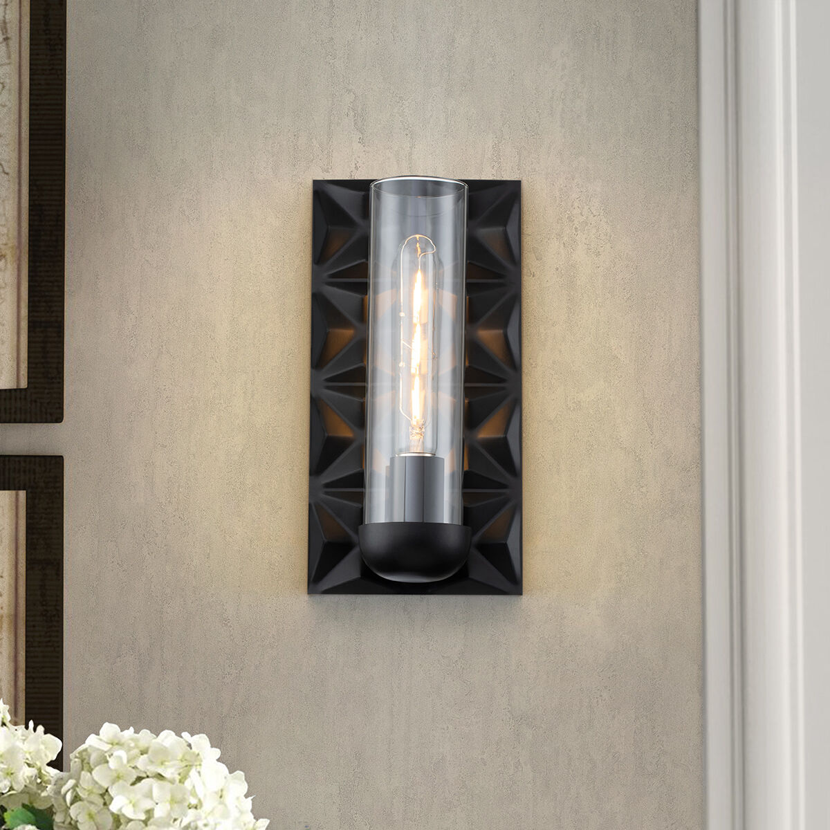 Alpha 1 Light Matte Black ADA Wall Sconce Wall Light