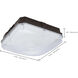 ColorQuick LED 10.06 inch Bronze Flush Mount Ceiling Light