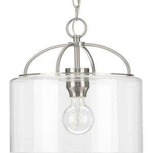 Leyden 1 Light 13 inch Brushed Nickel Mini Pendant Ceiling Light