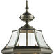 Ashford 3 Light 23 inch Antique Nickel Outdoor Post Light