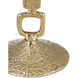 Jussi 12 inch Gold Drinks Table