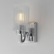 Rigata 1 Light 5 inch Polished Nickel Bath Vanity Wall Light