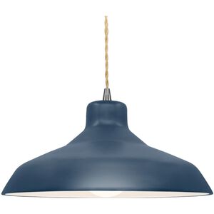 Radiance 1 Light 15.5 inch Midnight Sky and Brushed Nickel Pendant Ceiling Light