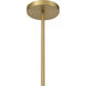 Vanderlane LED 11.75 inch Legacy Brass Pendant Ceiling Light