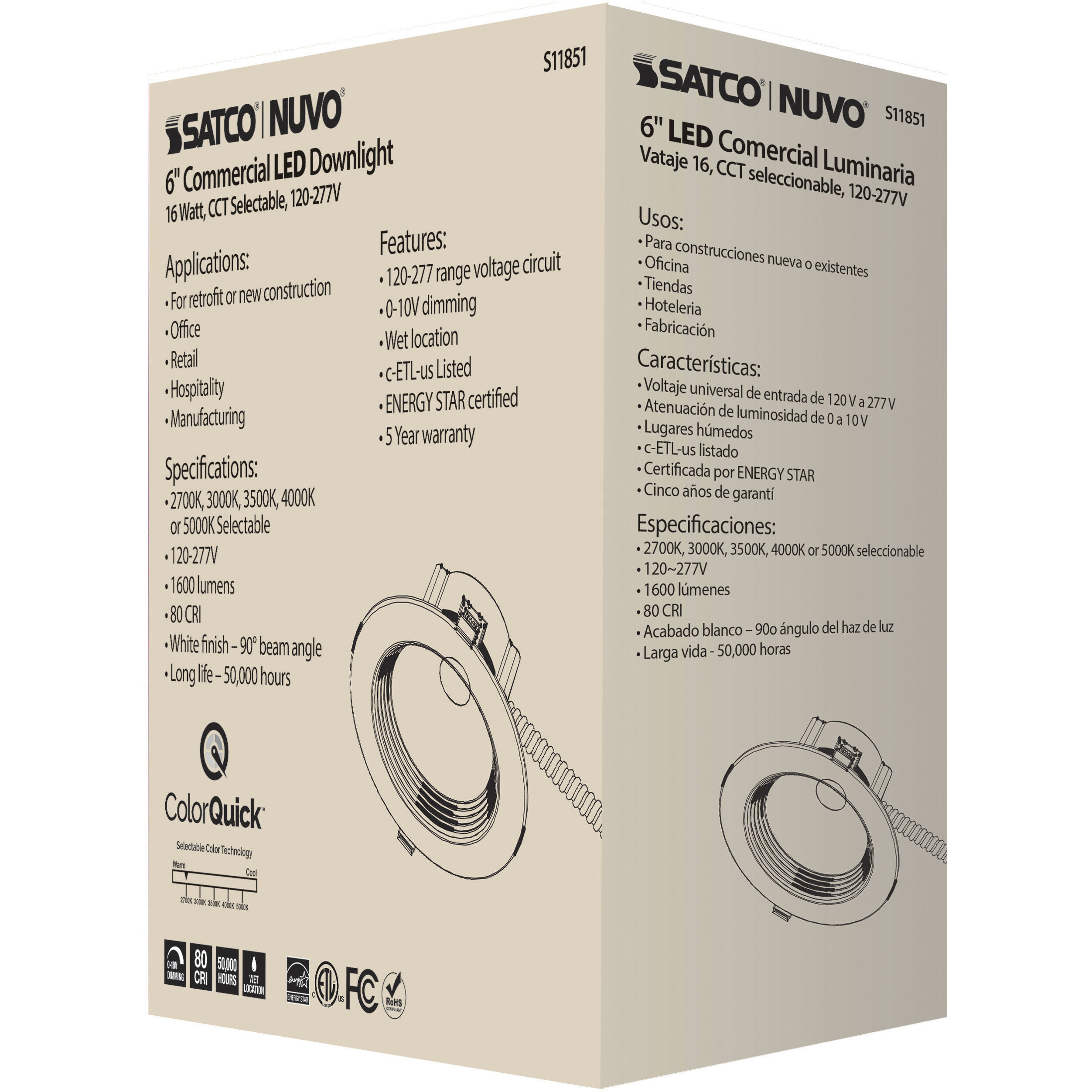 Edgewood Integrated White Recessed