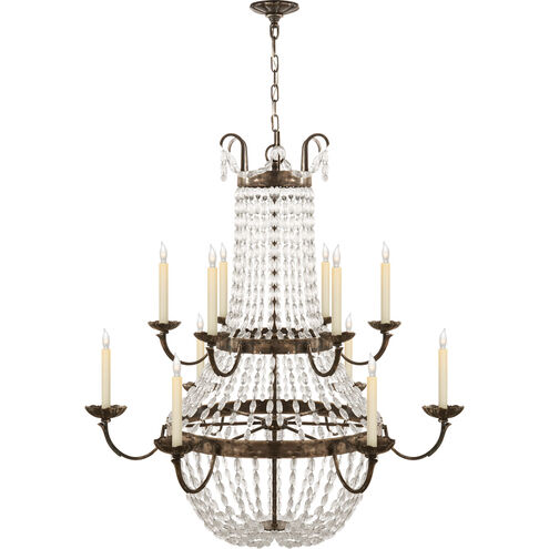 Chapman & Myers Paris Flea Market 12 Light 39.50 inch Chandelier