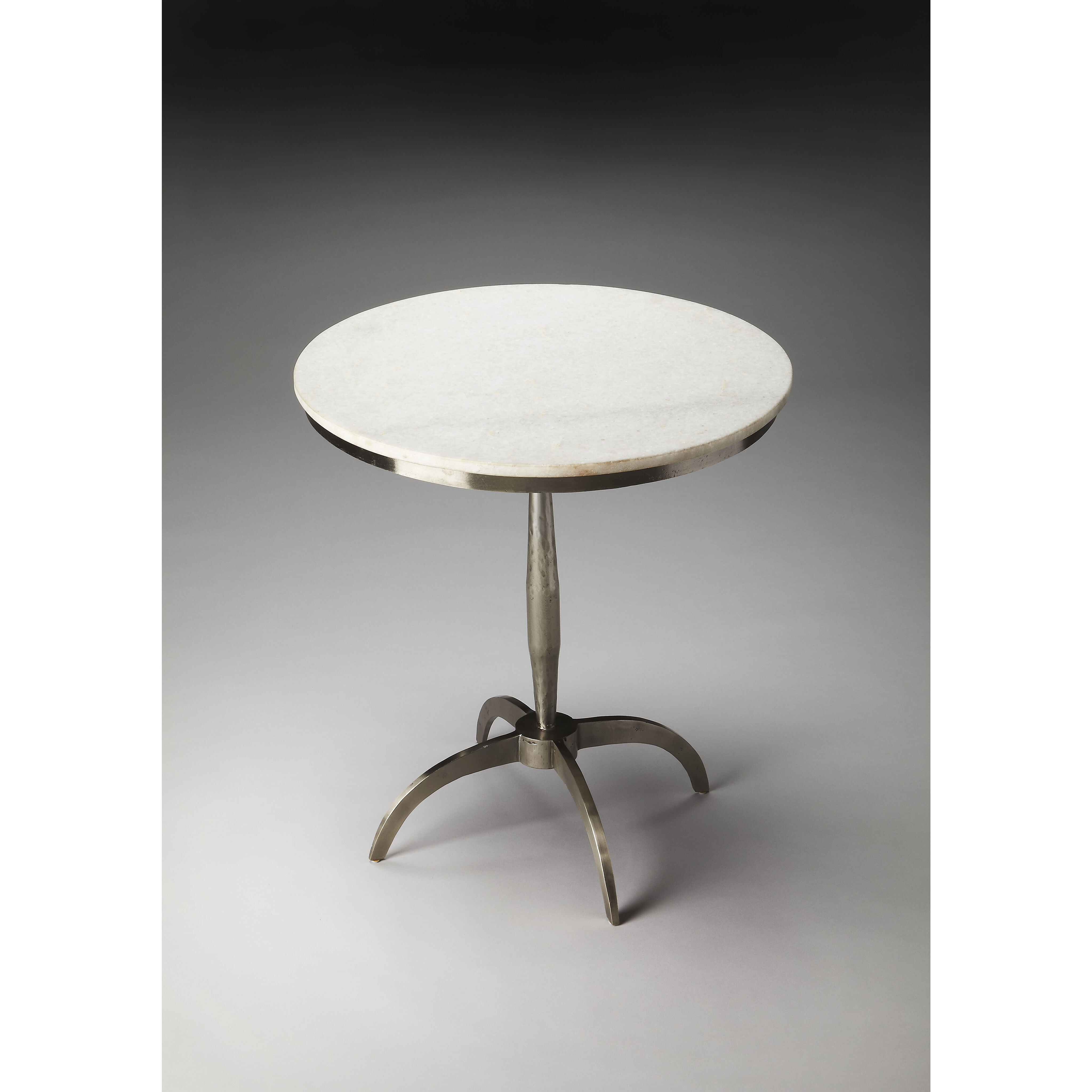 Palmilla Marble & Metal 24 X 22 inch Butler Loft Accent Table