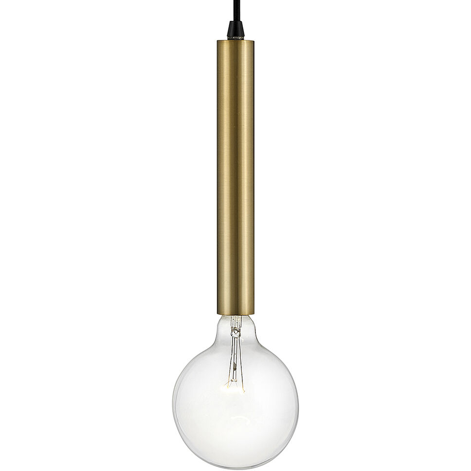 Bobbie LED 5.5 inch Lacquered Brass Pendant Ceiling Light