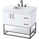 Caroline 36 X 34 inch White Bathroom Vanity Cabinet