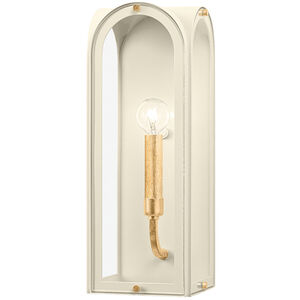 Lincroft 1 Light 6 inch Vintage Gold Leaf and Soft Sand Wall Sconce Wall Light